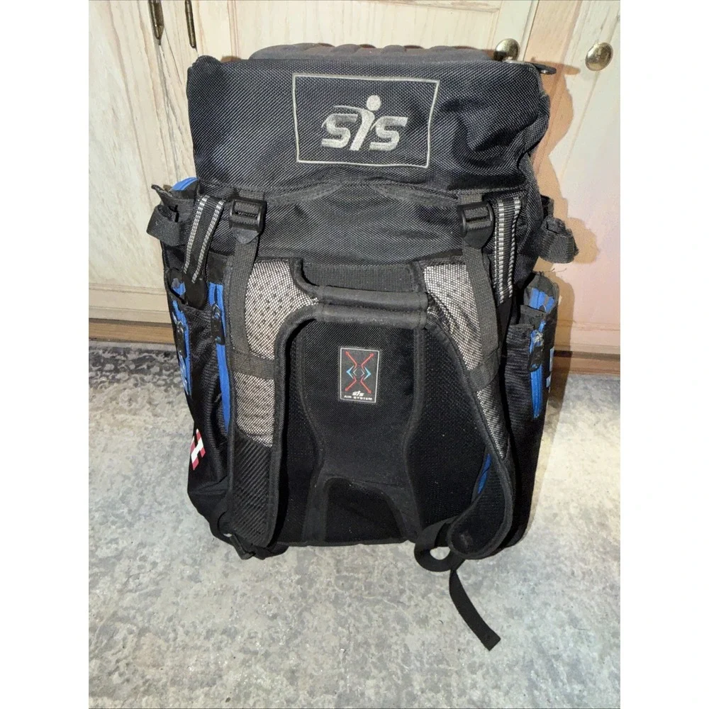 Smash It Sports SIS Equipment Bag Softball Baseball Travel Gear Black/Blue